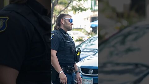 Mullet Cop Chronicles: The Lawman with Luscious Locks #mullets #police #funny #shorts #new #viral