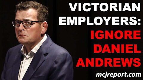 Daniel Andrews is at odds with the Federal Government