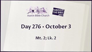 Through the Bible 2022 (Day 276)