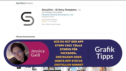Wie du mit der App Story Chic tolle Storys für Facebook, Instagram erstellen kannst.