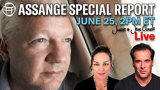 JULIAN ASSANGE SPECIAL REPORT WITH JANINE AND JEAN-CLAUDE AT BEYOND MYSTIC - JUNE 25