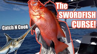 The Swordfish Curse! Fishing Catch and Cook