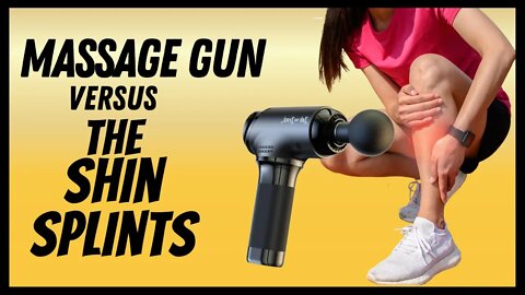 Can a massage gun help with shin splints? How to use a massage gun on the shin aka Anterior Tibialis