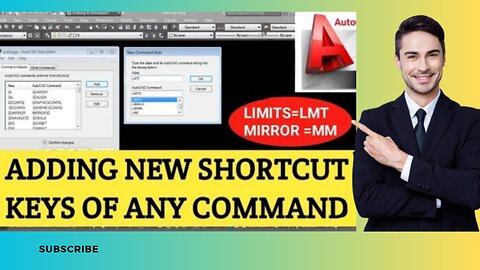 How to add any shortcut keys in autocad