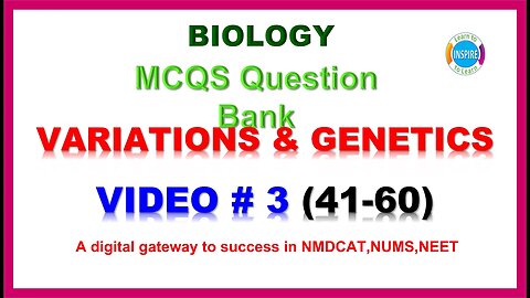 Variations and Genetics Video #3 #mdcatbiology #variationsandgeneticsmcqs #neat #etea #nums #ppsc