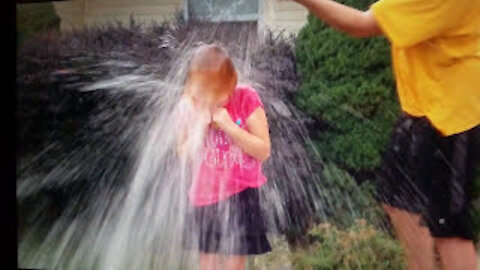 Kid Gets Ice Bucket Challenged HARD!