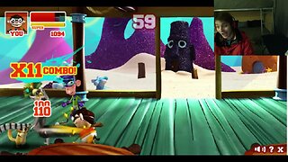 Julien The Ring tailed Lemur VS Chum Chum The Sidekick In A Nickelodeon Super Brawl 2 Battle