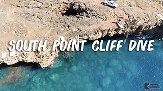 South Point Cliff Dive on the Big Island of Hawaii (The Southernmost Point of the United States)