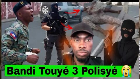 Sa Tris anpil 😭Bandi Ti Makak Kriblé Anba Bal 3 Polisyé 😭Nan Fesa.. 1-Patrick 2-Abdias 3-Roldy