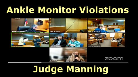 Judge Manning Ankle Monitor Violations in Fulton County Georgia.