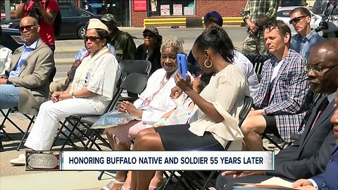 Family of fallen soldier and Buffalo native receive service medals more than 55 years later