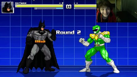 Batman VS Green Ranger From The Power Rangers Series In An Epic Battle In The MUGEN Video Game