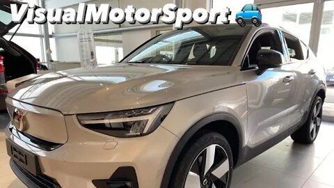 2023 Volvo C40, Silver Dawn a second look! Visual review