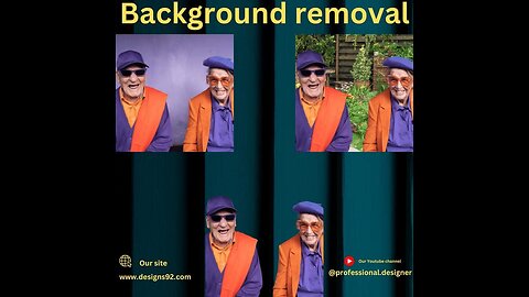 Transparent background | Background eraser | Background substitution #professional_designer