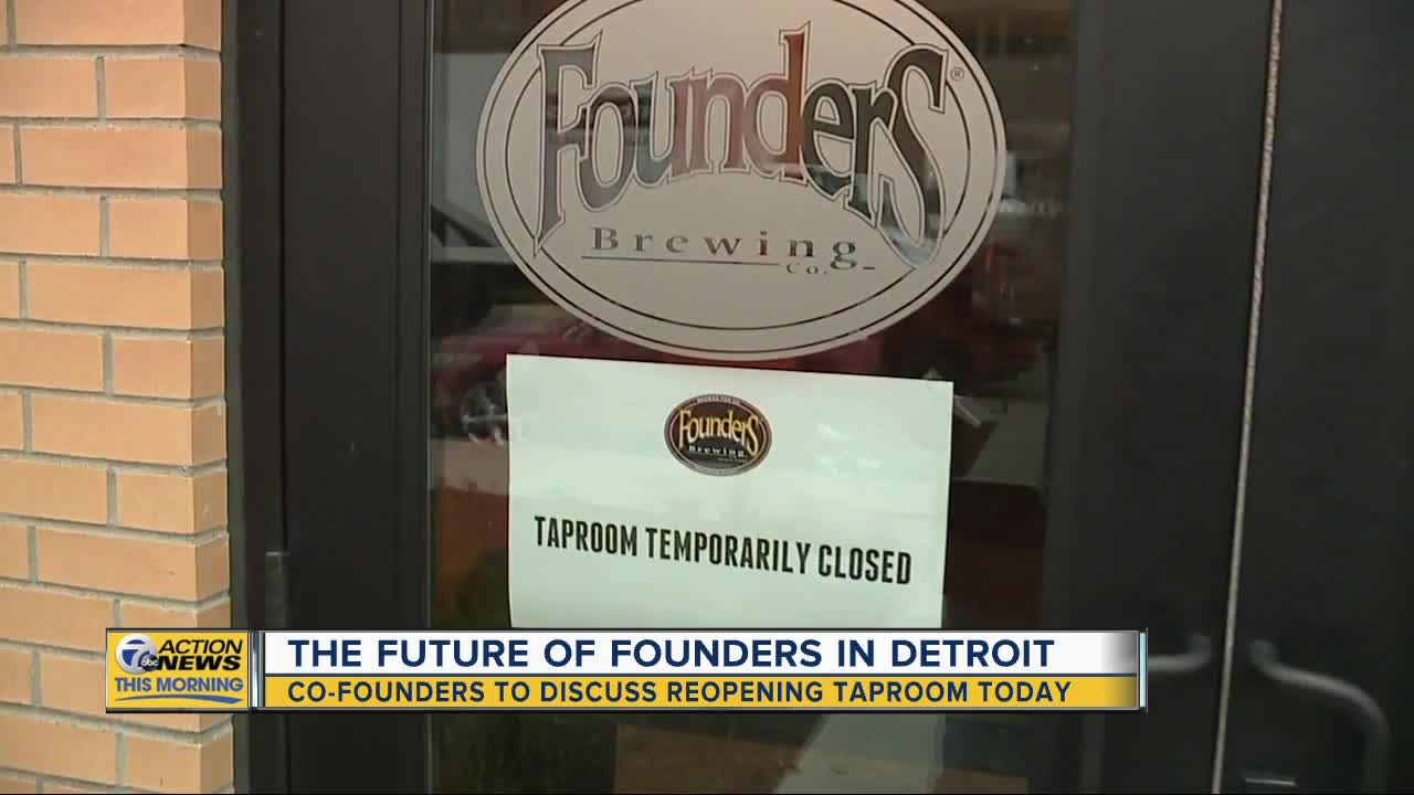 Co-owners of Founders Brewing Co. to discuss reopening plans today