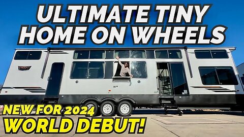 New ULTIMATE tiny home on wheels for 2024! 2024 Forest River Wildwood 44VIEW Grand Lodge