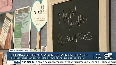 Chandler school district to open first-of-its-kind school-based suicide treatment center