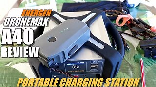 ENERGEN DroneMax A40 Portable Drone Charge Station Review - 40,000 mAh Beast!