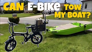 Can EBIKE Tow My BOAT Trailer? HeyBike Tyson Electric Bike ULTIMATE REVIEW!