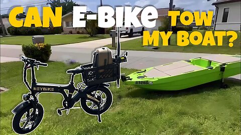Can EBIKE Tow My BOAT Trailer? HeyBike Tyson Electric Bike ULTIMATE REVIEW!
