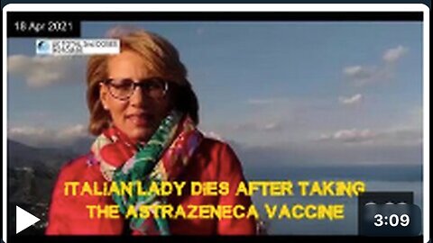 Italian lady dies after taking the AstraZeneca vaccine
