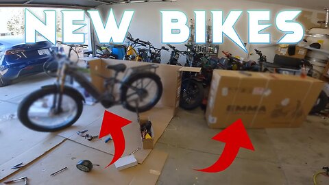 More Bikes showed up!! Let's Unbox them