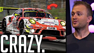 Sim Racer Reacts to Sabine Schmitz INSANE 39 Overtakes on WET LAP