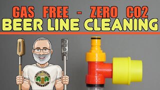 Gas Free Beer Line Cleaning Kit For Homebrewers