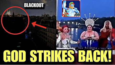 Major Power OUTAGE In Paris, France after MOCKING Jesus Christ During Olympic Ceremony..