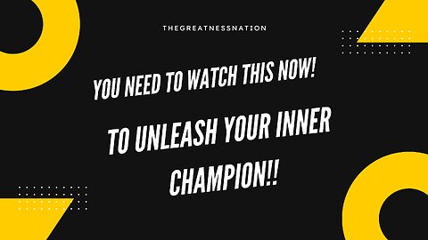 UNLEASH YOUR INNER CHAMPION: BECOME OBSESSED WITH WINNING!