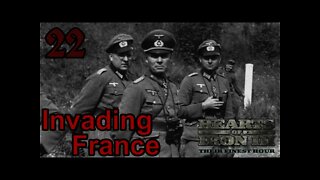 Invading France 02 - Hearts of Iron 3: Black ICE 11 & TRE 22 Early Look -
