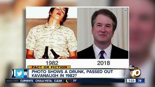 Photo shows Kavanaugh passed out drunk in 1982?