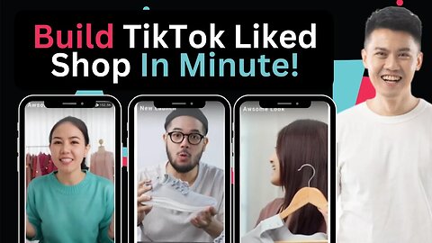 How To Create an eCommerce Website Like Tiktok Shop WITHOUT Coding and IT Background!