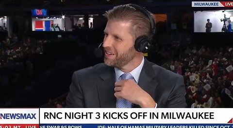 ROB SCHMITT INTERVIEWS ERIC TRUMP 3RD DAY RNC 7/17/24