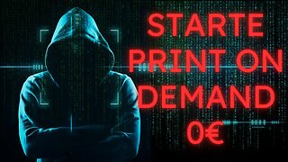 Print on Demand OHNE GELD starten?! - Mach es so!