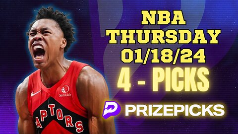 #PRIZEPICKS | BEST PICKS #NBA THURSDAY | 01/18/24 | #PLAYERPROPS | #BESTBETS | #BASKETBALL | TODAY