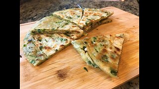 Chinese Scallion Pancake 葱油饼