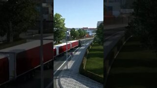Long road train Euro Truck Simulator 2 #shorts