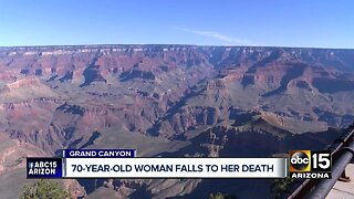 70-year-old woman falls to death at Grand Canyon