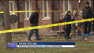 2 dead in triple shooting at home in River Rouge
