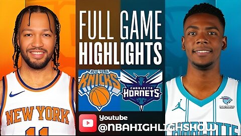 New York Knicks vs Charlotte Hornets Full Game Highlights | Jan 29 | 2024 NBA Season