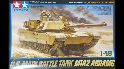 1/48 Tamiya M1A2 Abrams Review/Preview