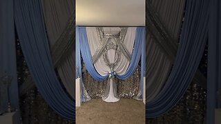 Draping Fabric #diy #backdrop #draping