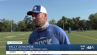 Rockhurst football preps for first game under Kelly Donohoe