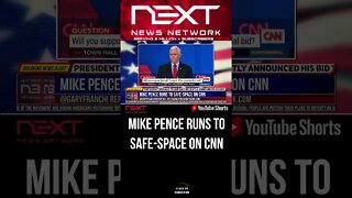 Mike Pence Runs To Safe-Space on CNN #shorts