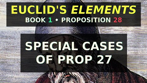 Bitcoin is special cases of B1P27 | Euclid's Elements Book 1 Prop 28