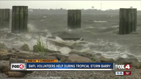 Southwest Florida volunteers help during Tropical Storm Barry