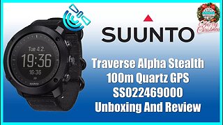 Best Military Watch! | Suunto Traverse Alpha Stealth 100m Quartz GPS SS022469000 Unbox & Review