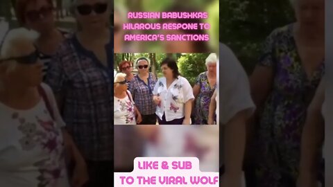 👀🤣Russian Babushkas Hilarious Response To America's sanctions 👀🤣🤣🤣