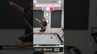 Absolute Monster Curve Shot! 🔥 🎱 #billiards #shorts #8ballpool